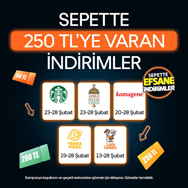 Sepette Efsane İndirimler