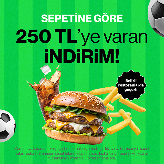 250 TL'ye Varan İndirimler!