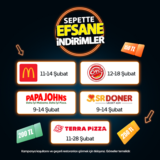 Sepette Efsane İndirimler