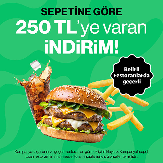 250 TL'ye Varan İndirimler!