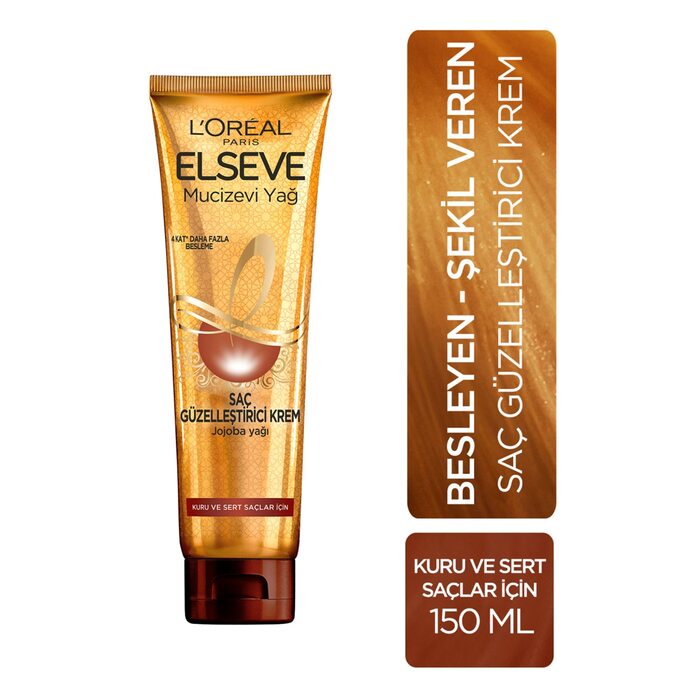 Elseve Mucizevi Yağ Saç Güzelleştirici Krem 150 Ml