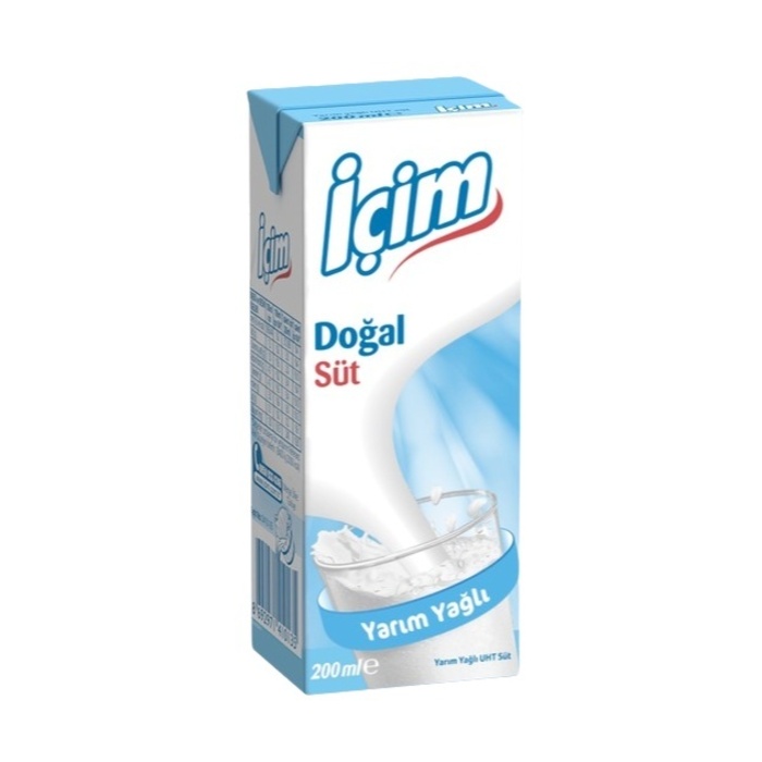 İçim Süt Yarım Yağlı 200 Ml