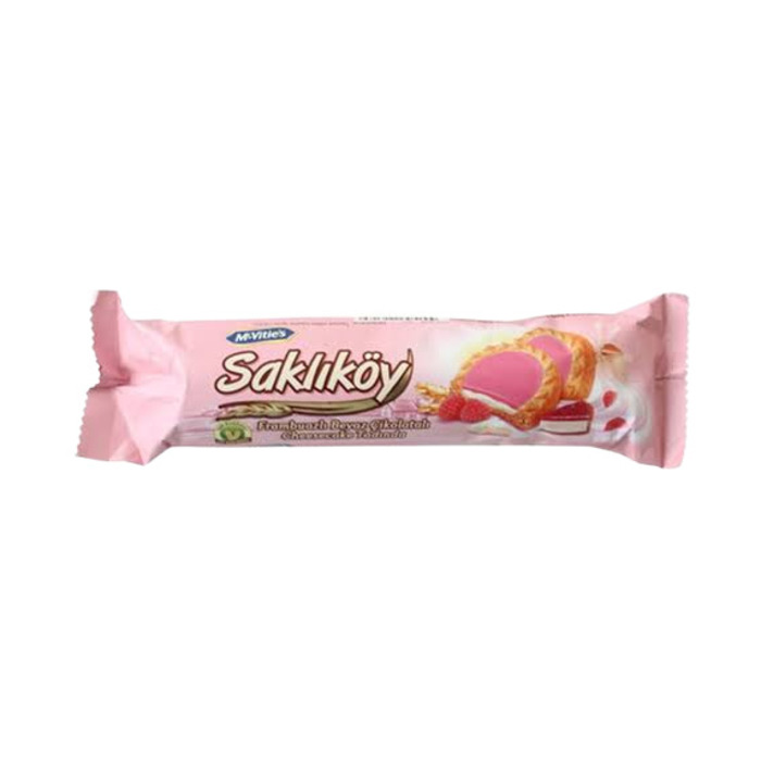 Ülker Saklıköy Frambuazlı Beyaz Çikolatalı Bisküvi 100 Gr