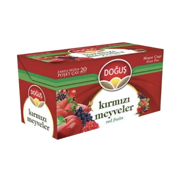 Doğuş Çay Kırmızı Meyveler Poşet 20'li