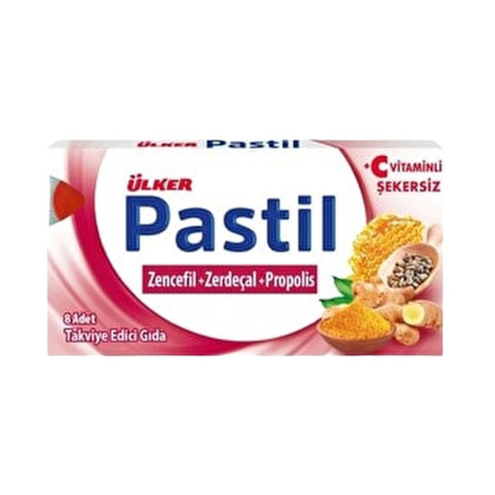 Ülker Pastil Zencefil & Zerdeçal & Propolis 8'li 22.4 Gr