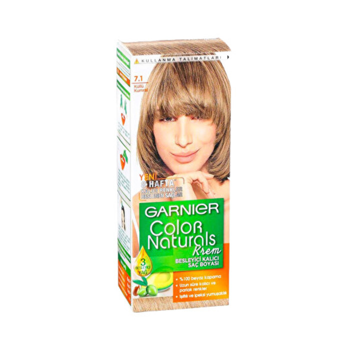 Garnier Saç Boyası Colors Naturals 7,1 Küllü Kumral