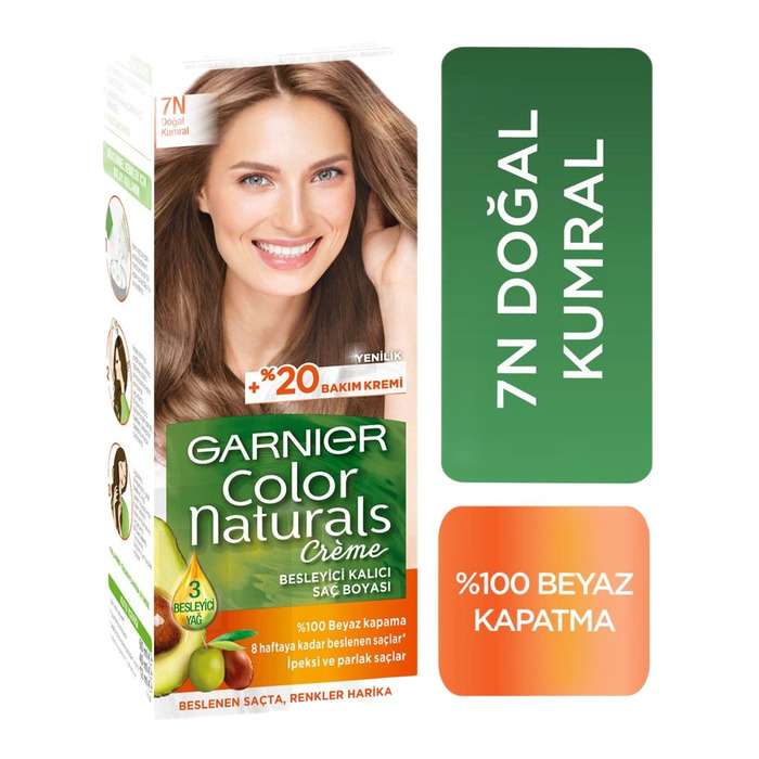 Garnier Color Naturals Saç Boyası Doğal Kumral No 7n 50 Ml