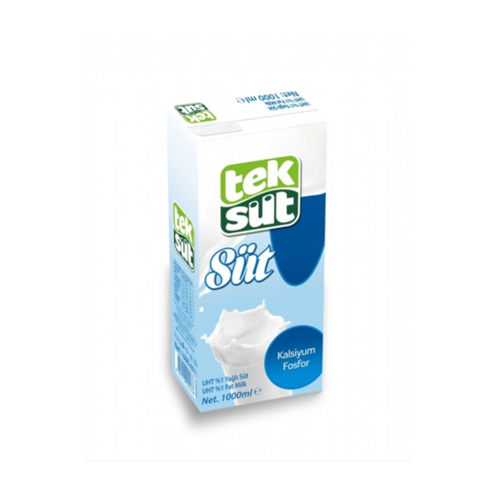 Teksüt Süt %1 Yağlı 1 Lt