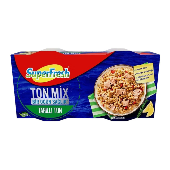 SuperFresh Ton Tahıl Mix 2'li 150 Gr