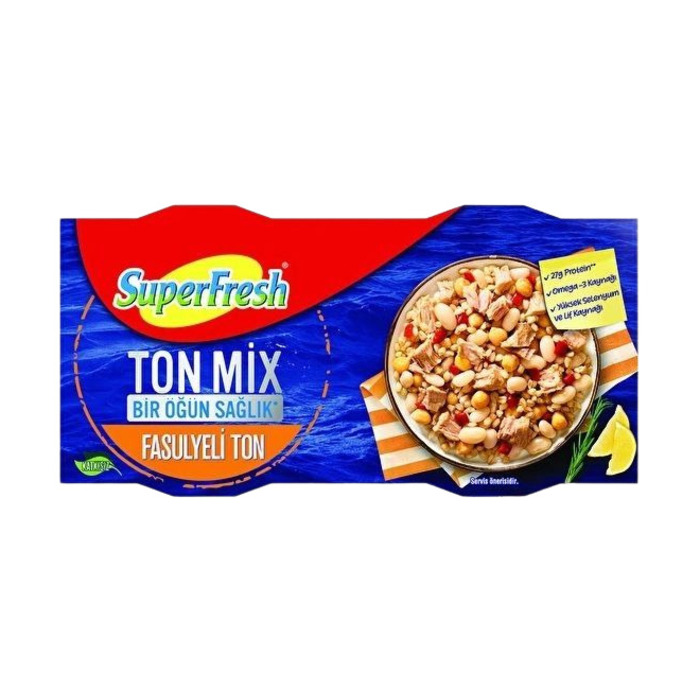SuperFresh Ton Fasulye Mix 2'li 250 Gr