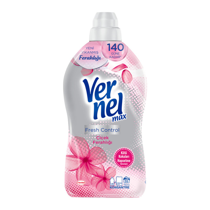 Vernel Çamaşır Yumuşatıcısı Max Sıvı Çiçek Ferahlığı 1320 Ml