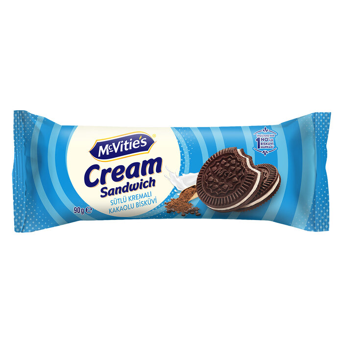 McVities Sütlü & Kakaolu Kremalı Bisküvi 90 Gr