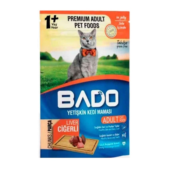 Bado Yetişkin Kedi Maması Ciğerli 85 Gr