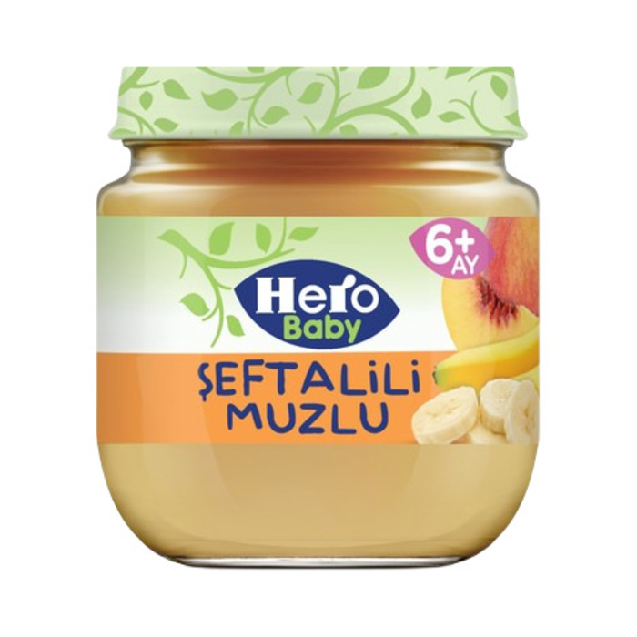 Hero Baby Mama Şeftalili Muzlu Kavanoz 125 Gr
