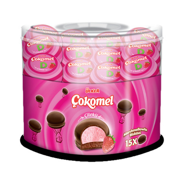 Ülker Çokomel Marshmallow Çilekli 180 Gr