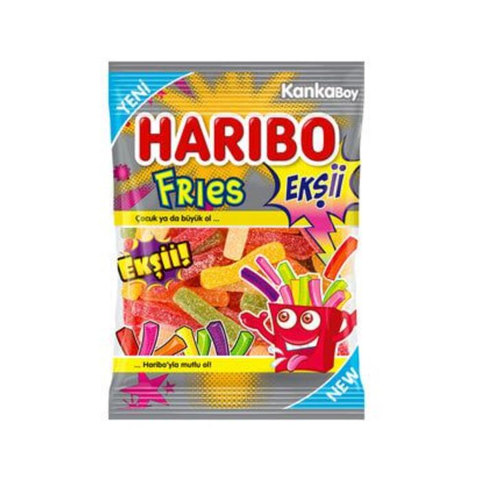 Haribo Fizz Fries 70 Gr