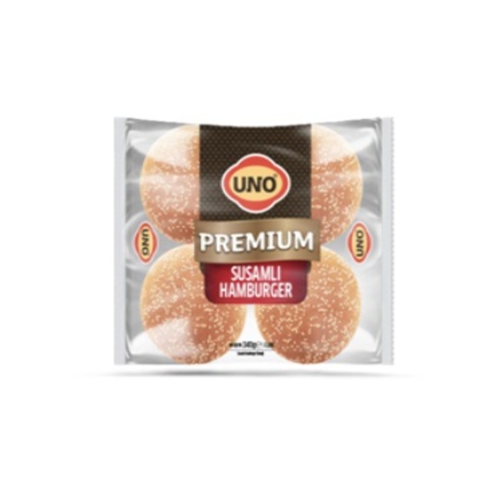 Ekmeği Premium Susamlı Hamburger 4'lü 340 Gr