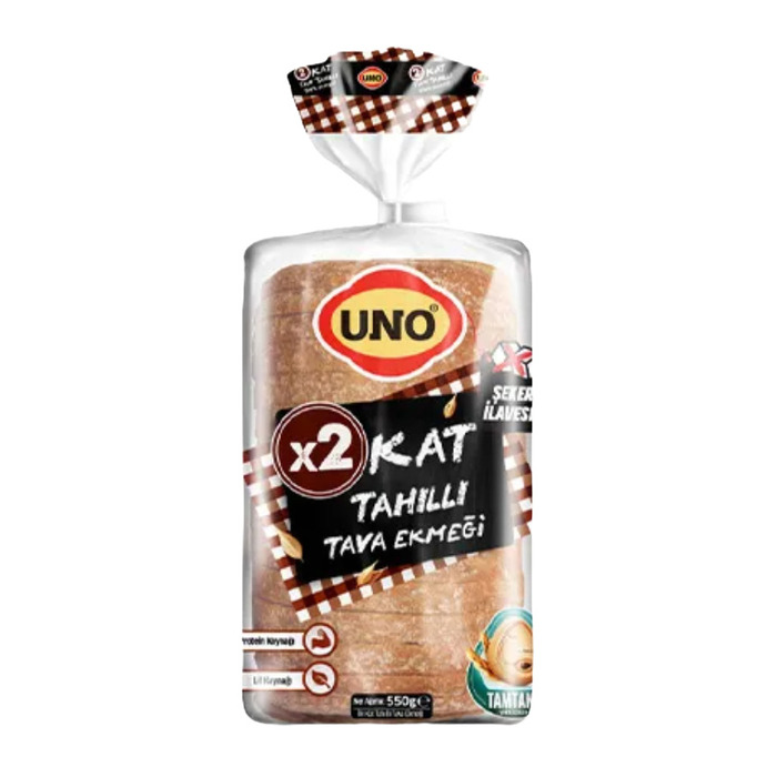 Tava Ekmeği İki Kat Tahıllı 470 Gr