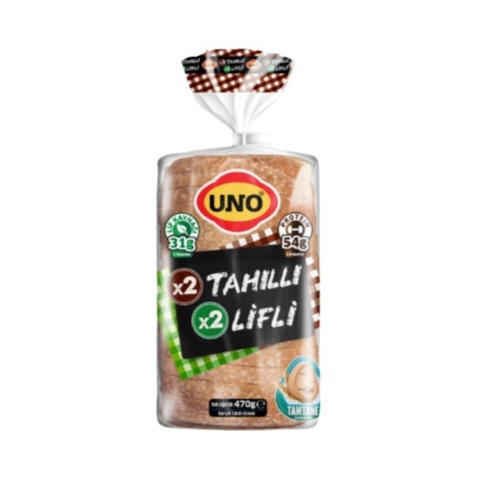 2 Kat Tahıllı Tava Ekmek 470 Gr