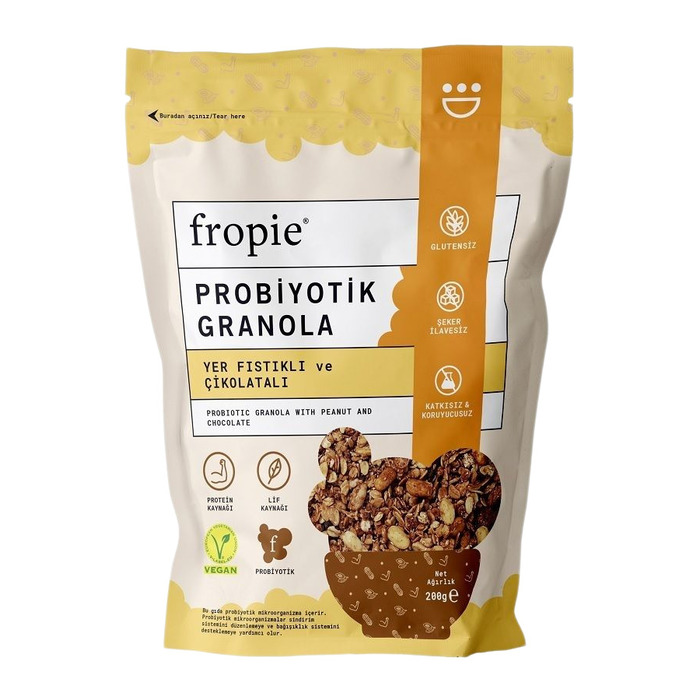 Yer Fıstıklı Ve Çik. Probiyotik Granola 200 G