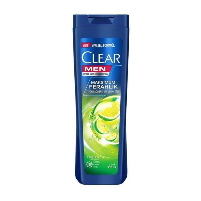 Clear Men Yağlı Saç Derisi İçin Maksimum Ferahlık Limon Özlü Şampuan 350 Ml