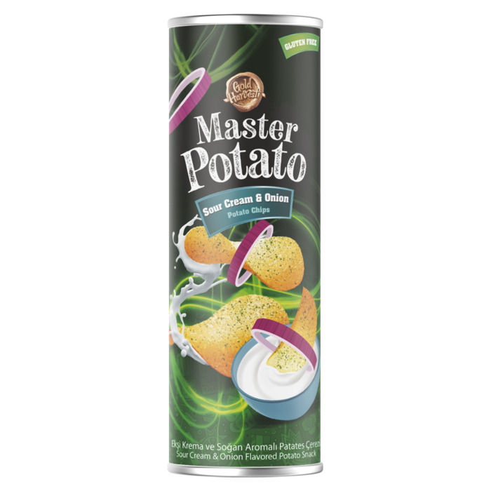Master Potato Ekşi Krema Ve Soğan Aromalı Patates Cipsi 160 Gr