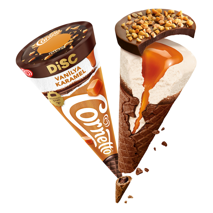 Cornetto Disc Vanilya Karamel 130 Ml