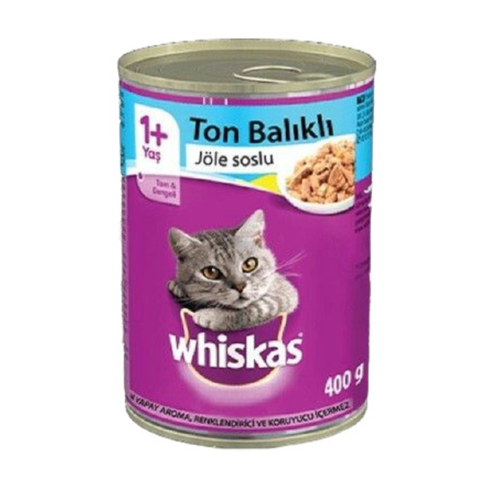 Whiskas Ton Balıklı Yaş Yetişkin Kedi Maması Konserve 400 Gr