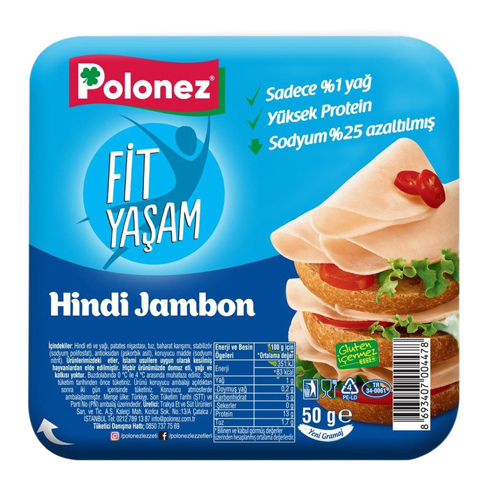 Polonez Jambon Hindi 50 Gr