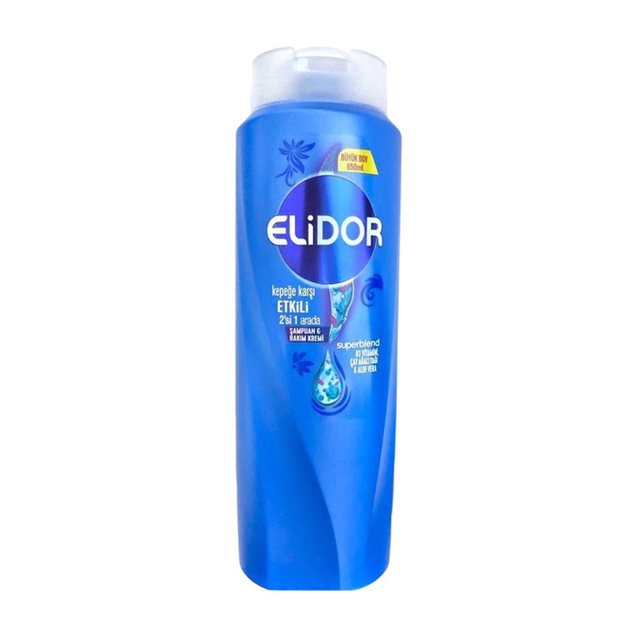 Elidor Kepeğe Karşı Etkili 2'si 1 Arada Şampuan & Bakım Kremi 400 Ml