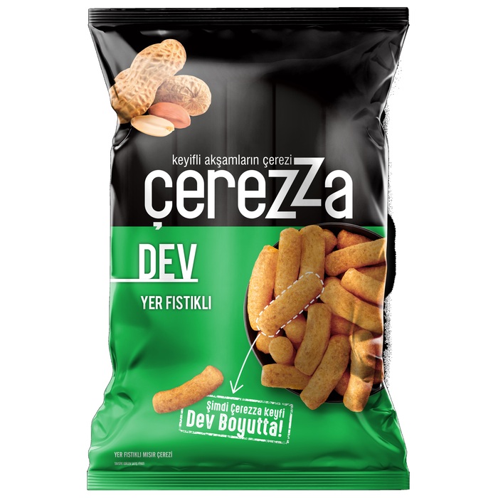 Çerezza Dev Yer Fıstıklı Cips 145 Gr