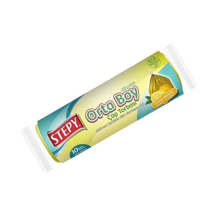 Çöp Torbası Buzgulu Orta Boy Lımon 10'lu