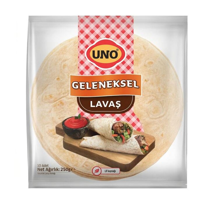 Geleneksel Lavaş 15 Cm 10'lu 250 Gr