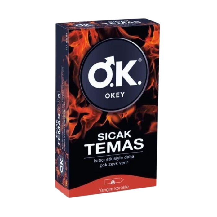 Okey Prezervatif Sıcak Temas 10'lu