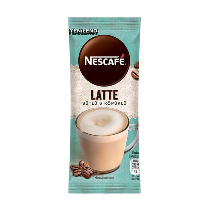 Nescafe Latte Sütlü Ve Köpüklü Kahve Karışım 14.5 Gr