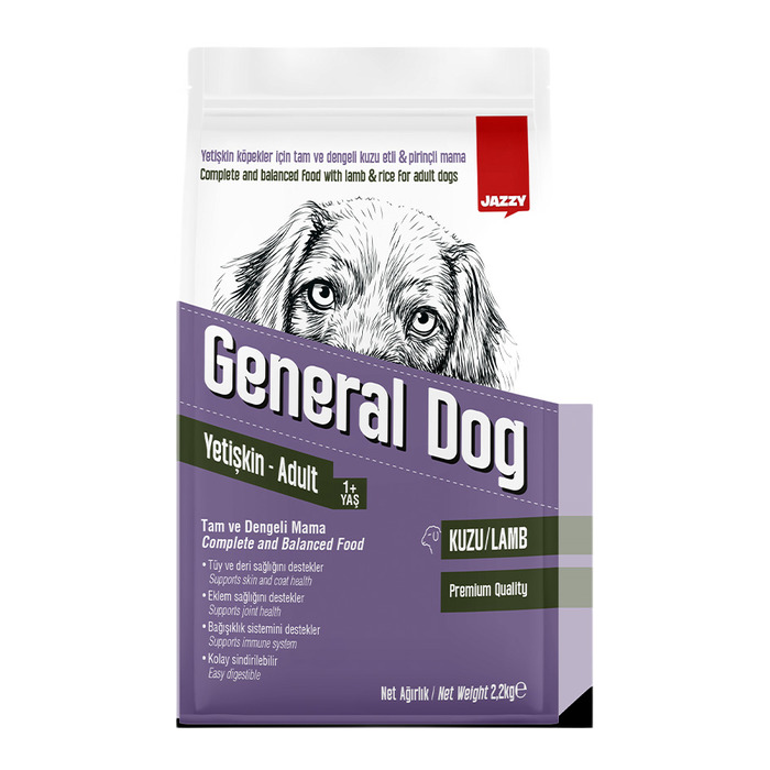 Jazzy Dardanel General Kuzu Dog Kopek Maması 2200 Gr