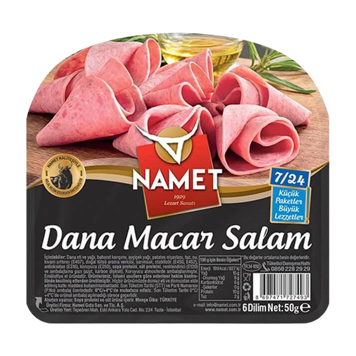 Dana Macar Salam Dilimli 50 Gr