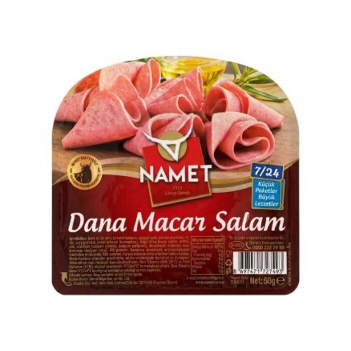 Namet Dana Macar Salam Dilimli 50 Gr