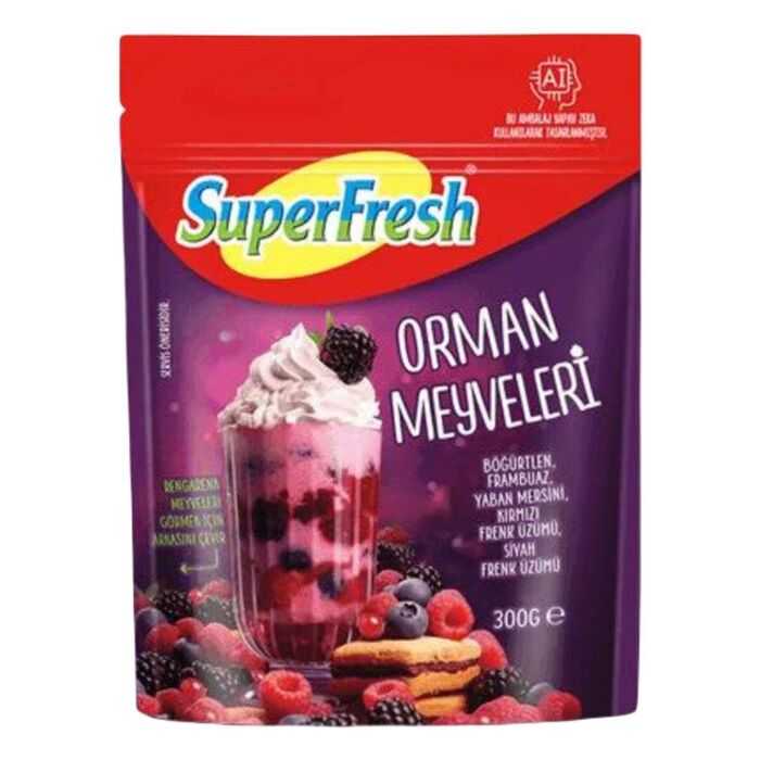 SuperFresh Dondurulmuş Orman Meyveleri 300 Gr
