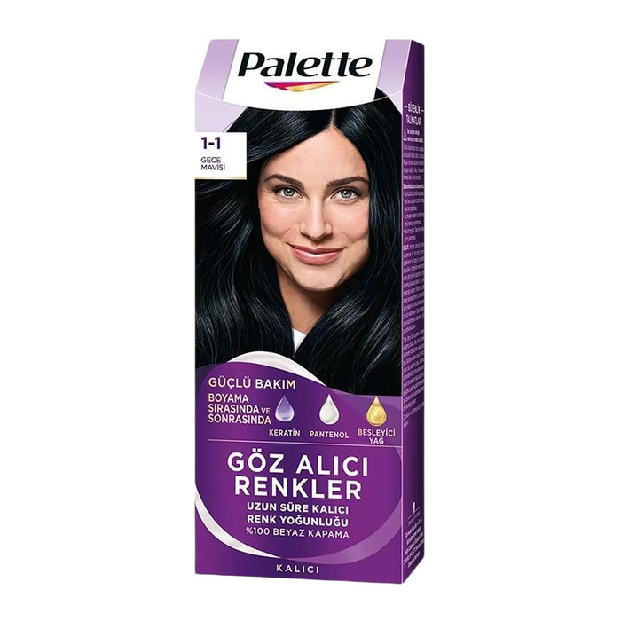 Saç Boyası 1-1 Gece Mavisi 50 Ml