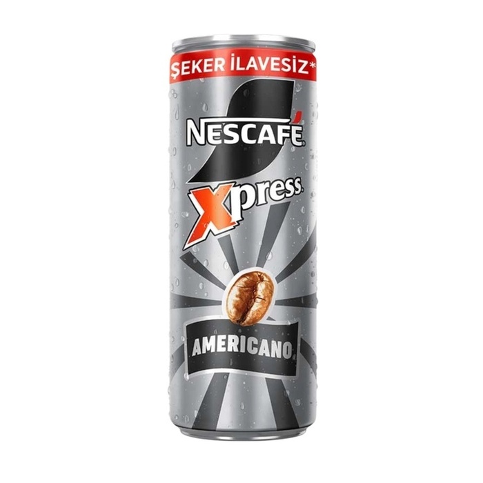 Nescafe Xpress Americano Şeker İlavesiz Soğuk Kahve 250 Ml