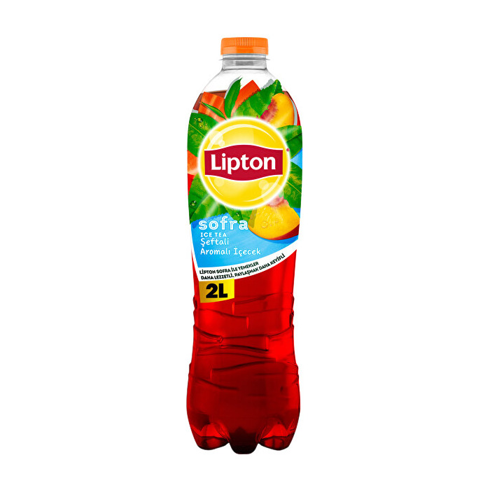 Lipton Ice Tea Şeftali Aromalı Soğuk Çay Pet 2 Lt