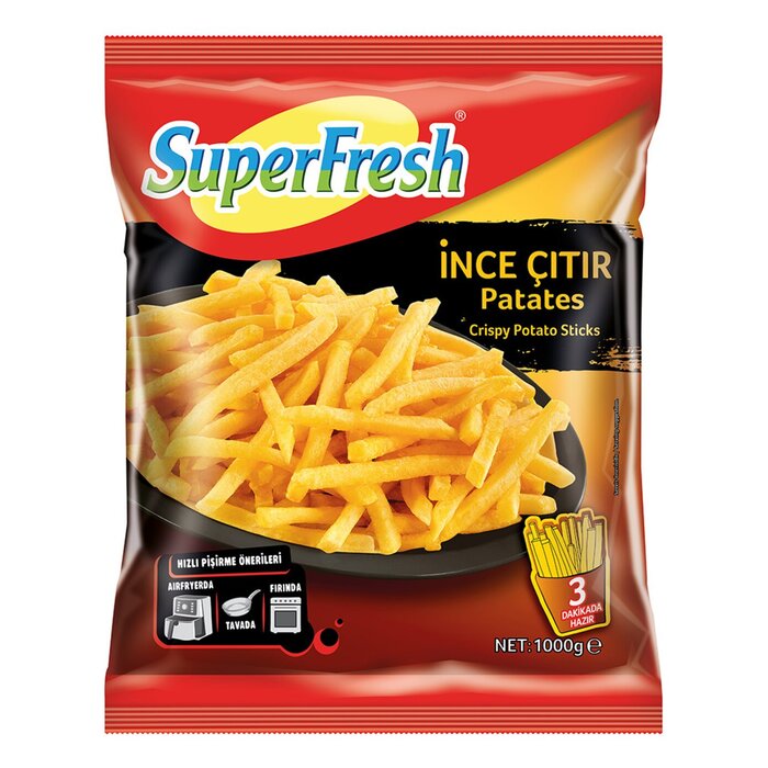 SuperFresh İnce Çıtır Patates 800 Gr