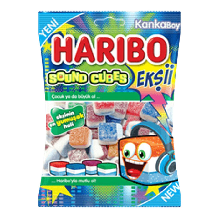Haribo Sound Cubes Ekşi 70 Gr