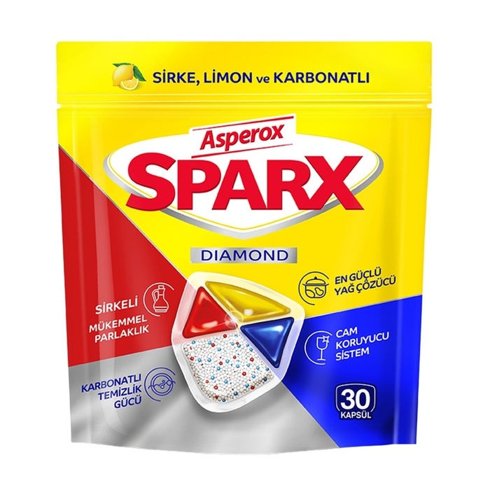 Asperox Bulaşık Makinesi Kapsülü Sparx Diamond 30'lu