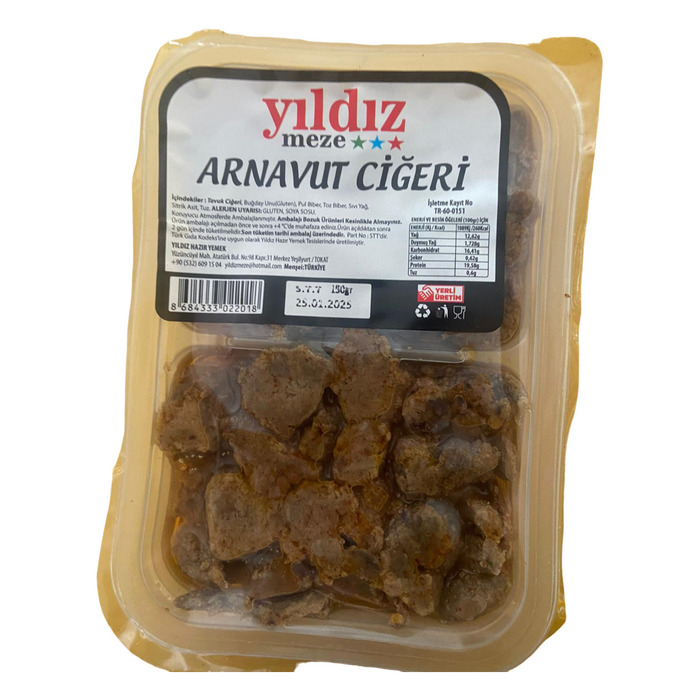 Yıldız Meze Arnavut Ciğeri 150 Gr
