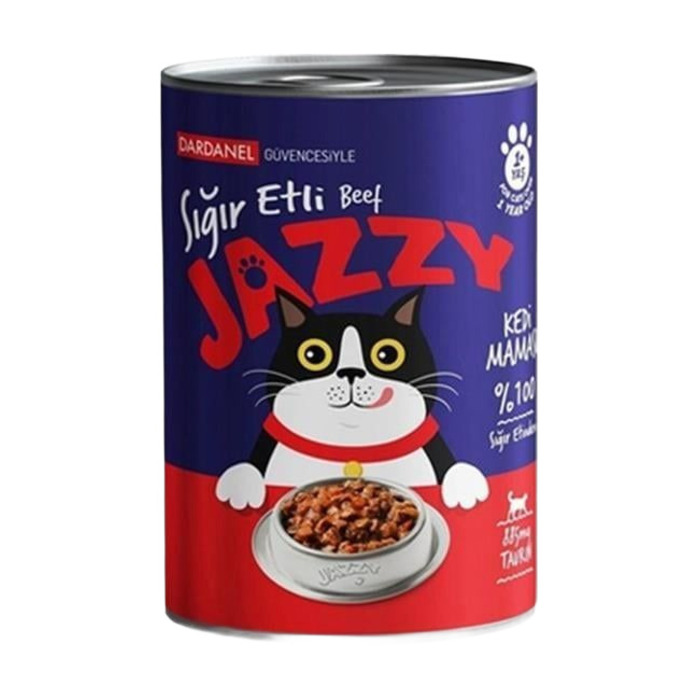 Jazzy Kedi Maması Etli 90 Gr