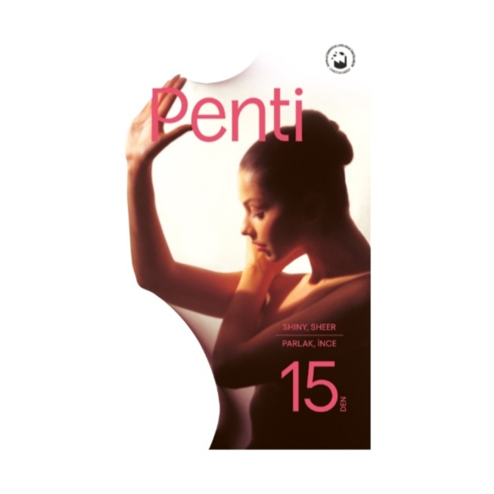 Fit 15 Parlak Külotlu Çorap 500 Siyah No:2 M Beden