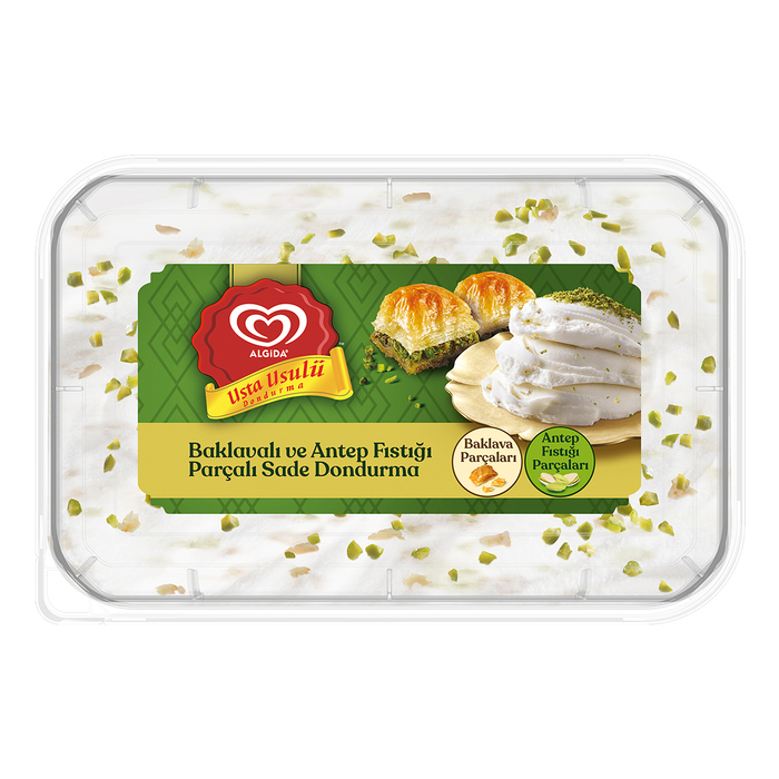 Algida Usta Usulü Baklavalı & Antep Fıstıklı Dondurma 460 Ml