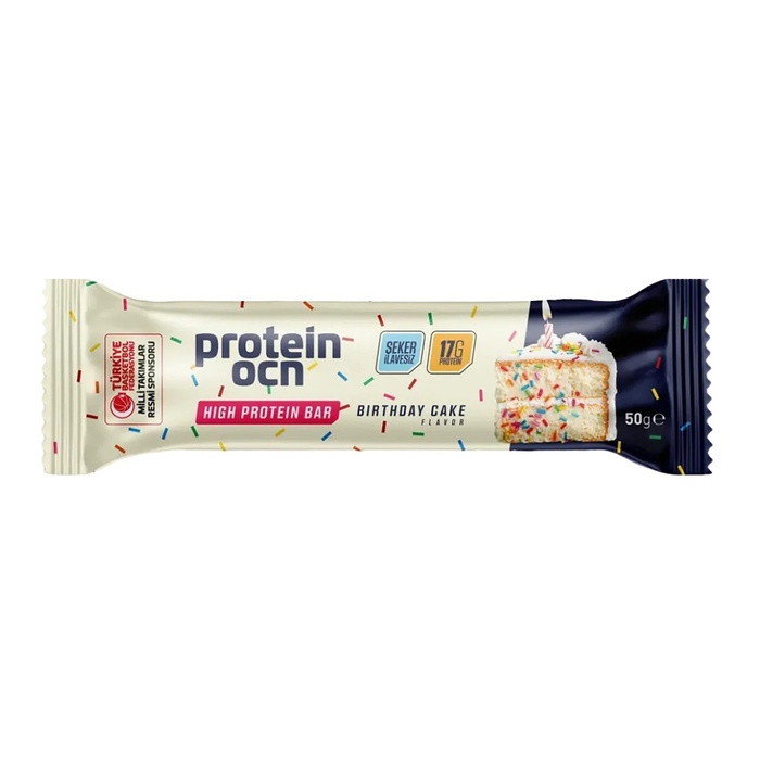 Protein Ocean Birthday Cake Protein Bar 50 g